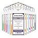 Cruise Tags Wide Luggage Tags Etag Holders Zip Seal & Steel Loops (12 tags)