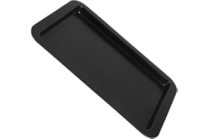 PRETYZOOM Biscuit Pan Small Toaster Oven Tray Replacement Mini Sheet Pans Steel Baking Tray for Baking