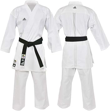 Kimono Karatê Adidas Club Branco Com Selo WKF 190 