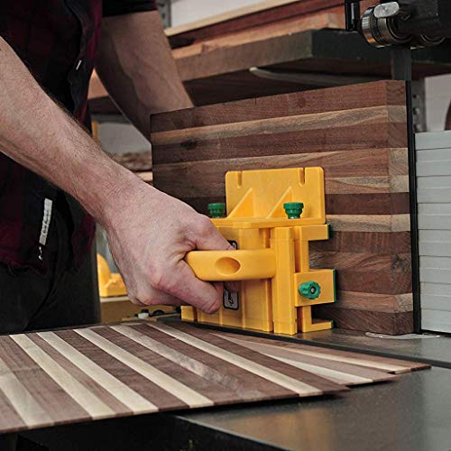 GRR-Ripper, 3D Pushblock, Table Saw Accessories, Router Tables, Band Saws, and Jointers (Yellow)