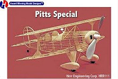 Pitts Special Model Airplane Unassembled Kit Laser Cut Parts Easy Build Non Powered Can Be Converted To Electric