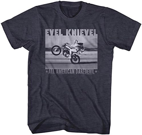 American Classics Evel Knievel - Fade Daredevil2 - Navy Heather - M Shirt
