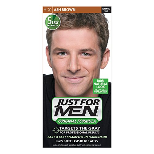 Just For Men Original Formula Men's Hair Color, Ash Brown (Pack of 3)