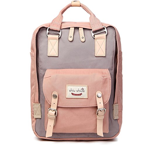 Water-resistant school backpack travel bag fits 14inch …