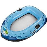 Sieco Design AQUAVUE Voyager, Clear Bottom Inflatable Raft, for Kids and Adults