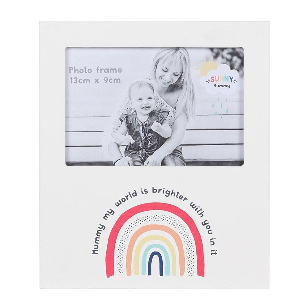 SUNNY MUMMY RAINBOW PHOTO FRAME - Mothers Day Gift.