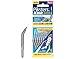Piksters Kink Interdental Brushes - For cleaning between teeth (8 Pack, Size 0 (Silver))