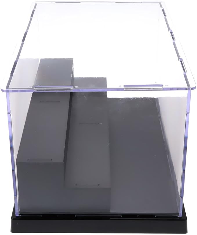 Tisch Vitrine Acryl Schaukasten Staubdicht Ausstellung Box mit entfernbare Treppen für Anime