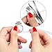 GWHOLE Ring Size Adjuster with Silver Polishing Cloth,Set of 18(1.2mm/2mm/2.5mm)