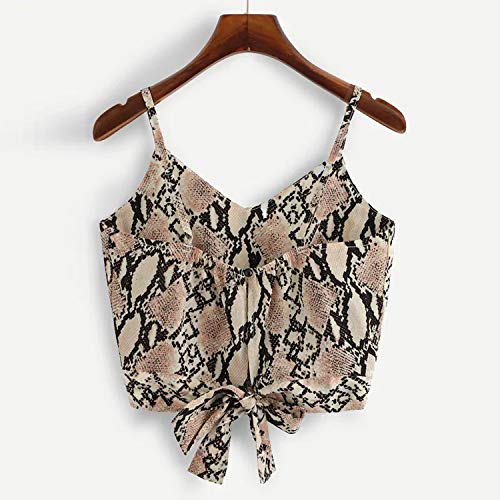 51bf0eIATML F-pump Sexy Mujeres Camisola Piel de Serpiente Patrón Impresión Lazo Tiras Tank Top Bustier Sujetador Chaleco… F-pump Sexy Mujeres Camisola Piel de Serpiente Patrón Impresión Lazo Tiras Tank Top Bustier Sujetador Chaleco… - Imagen 5