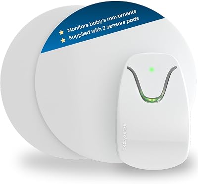 Babysense 7 Baby Breathing Movement Monitor 2 Sensor Pads Home Use Real Time