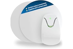 Babysense 7 Baby Sleep Breathing Movement Monitor for Newborn and Infants, No WiFi, Non Wearable, Non Contact Monitor with 2 Under-Mattress Sensors for Full Crib Coverage, FSA Baby Monitor