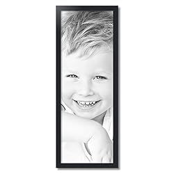 ArtToFrames 13x37 Inch Black Picture Frame, This