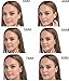 FIBO STEEL Stainless Steel Womens Stud Earrings Cubic Zirconia Inlaid,3mm-8mm 6 Pairs