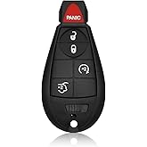 Keylessbest Replacement for 2010 2011 2012 2013 Jeep Commander Grand Cherokee Key Fob Remote Control M3N5WY783X 5 Buttons 433MHz