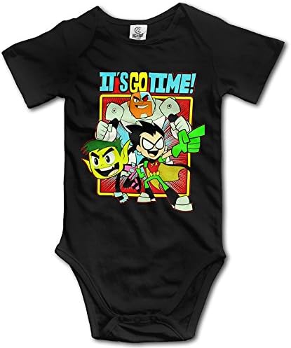 Teen Titans It's Go Time Baby Onesie Bodysuit Toddler Clothes Cute