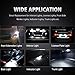 Antline Super Bright 194 168 T10 2825 W5W 175 LED Bulbs White 4-Packs, 9-SMD 2835 Chipsets 6000K Replacement Error Free for Car Dome Map Door Courtesy License Plate Lights
