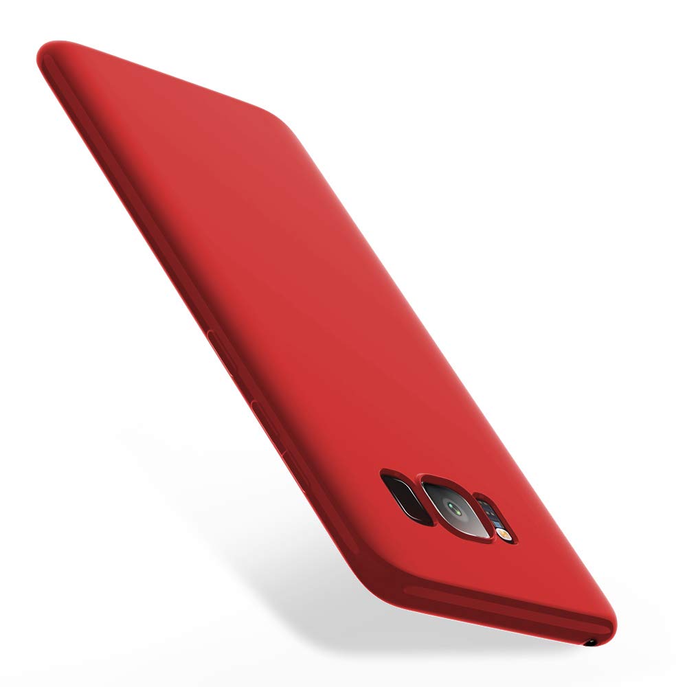 X-level Samsung Galaxy S8 Case,[Dynamic Series] Ultra-Thin Soft Silicone Gel Rubber Shockproof Case with Anti-Scratch Microfiber Lining Cushion for Galaxy S8 5.8Inch Red