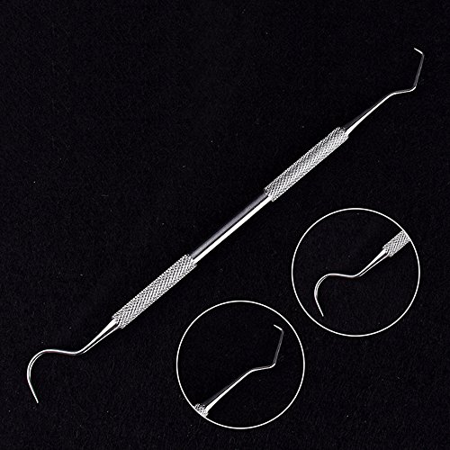 KAWIHEN Professional Dental Tarter Scraper and Remover Set | Tools Scraper Picks Tooth Stains Remover |Double Header(2 PCS)