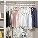 MIZGI Premium Velvet Pants Hangers with Clips (Pack of 20) Slim Skirt Hangers- Non Slip Felt Outfit Dress Hangers Blush Pink - Copper/Rose Gold Hooks,Space Saving Shirt Clothes Hangers