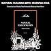 Robot Vacuum Cleaner, Mooka Auto Robotic Vacuum Cleaner with Powerful Suction, Self-Charging, Ultra Quiet, 2600mAH Battery for 2 hours, Suits Wooden/Tiled Floors & Light Carpets (Upgraded)