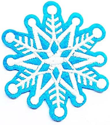 amazon com blue snow snowflake winter christmas cartoon children kid patch clothes bag t shirt jeans biker badge applique iron on sew on patch arts crafts sewing blue snow snowflake winter christmas cartoon children kid patch clothes bag t shirt jeans biker badge applique iron on sew on patch