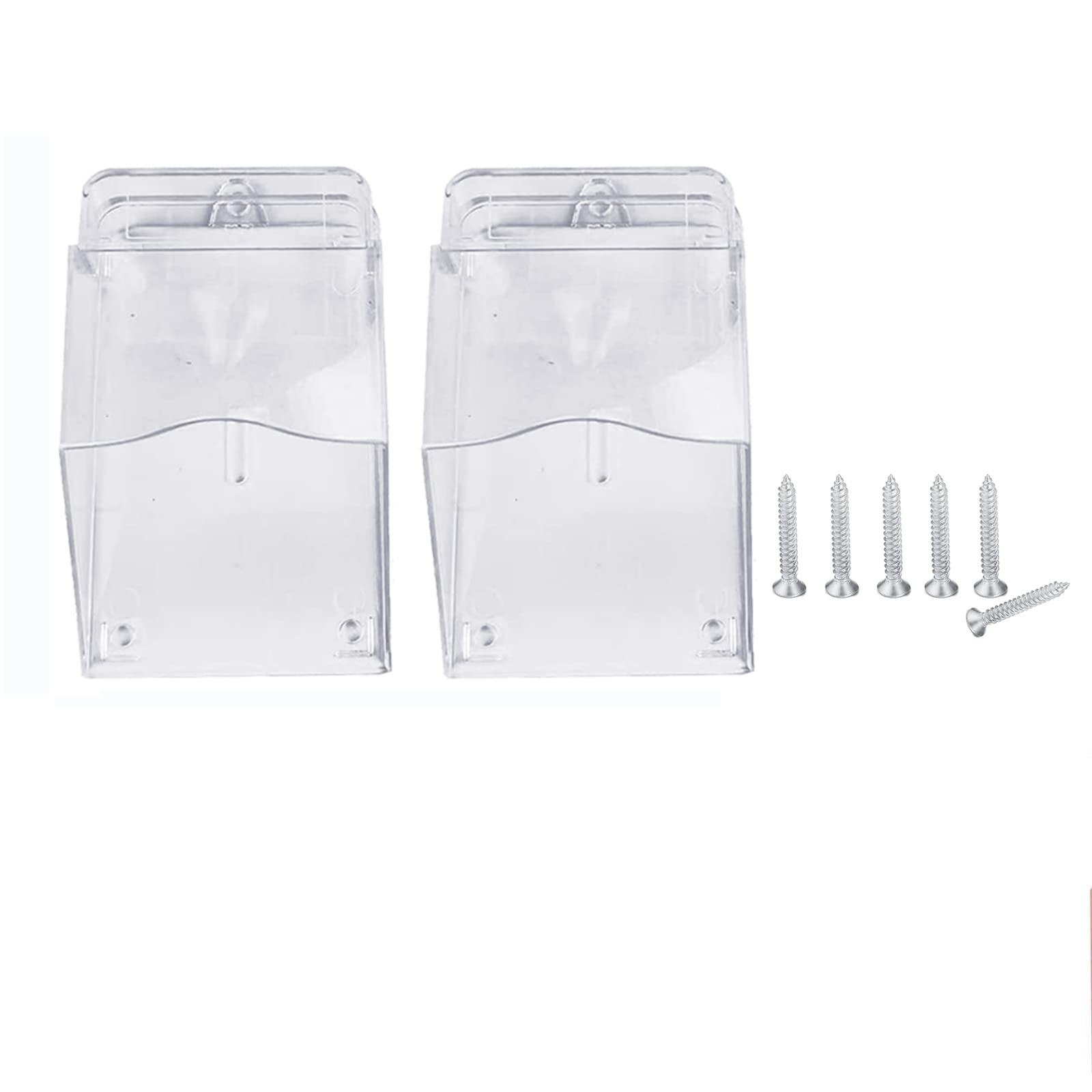 2 x Outdoor Rain Doorbell Covers, Waterproof Doorbell Cover, Doorbell Protective Cover, Waterproof Cover for Doorbell (2 Stuck)