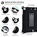 Cooper Bounce Strap [Rugged Silicon Carry Case] for iPad 6, iPad 5, iPad Air 2, Air 1 | Shock Proof Heavy Duty Cover, Stand, Hand & Shoulder Strap (Black)