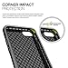 Patchworks Flexguard Case Black for iPhone 7 - Military Grade Protective Case Extreme Corner Protection with Poron XRD