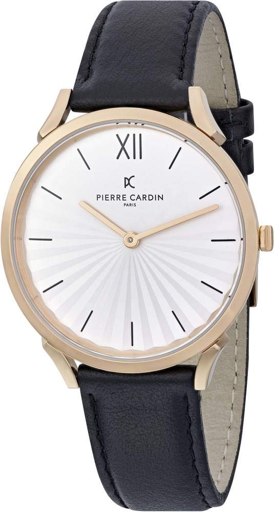 Pierre Cardin Unisex's Analogue Quartz Watch with Leather Strap CPI.2003