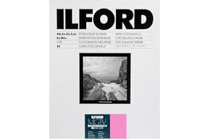 Ilford MGIV Multigrade IV RC Deluxe MGD.44M Black & White Variable Contrast Paper (8 x 10", Glossy, 25 Sheets)