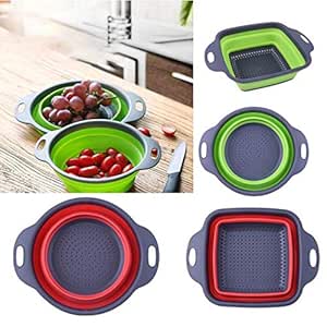 Etuoji - Cesta de Almacenamiento retráctil Plegable para Frutas y ...