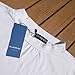 Allegrace Women Plus Size Summer Side Slit Casual Cotton T Shirt Dress White 2X