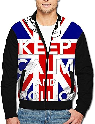 Mens Cool Keep Calm And Troll On Union Jack 3d Printed Raglan Jacket Fancy Color Block Hooded Jacket Varsity Jacket Colorblock Zip Up Hoodie Hoodies Jacket Gifts For Boys Christmas