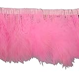 KOLIGHT Pack of 2 Yards Natural Turkey Marabou