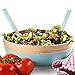 Francois et Mimi 3 Piece Bamboo Salad Bowl Set with Utensils,12