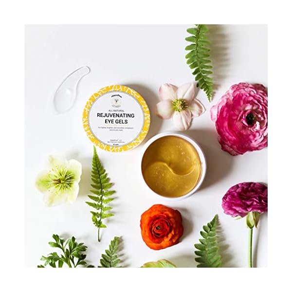 Caffeine Under Eye Patches & Hydrogel Masks (30 Pairs) - All Natural Anti Aging Treatment for Bags, Puffiness, Wrinkles…