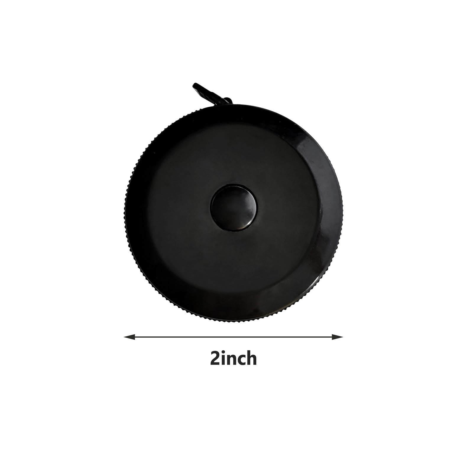 GDMINLO 3 Pack Tape Measure Measuring Tape for Body Fabric Sewing Tailor Cloth Knitting Craft Weight Loss Measurements Retractable, Small Push ButtonDouble Scales Rulers 60-inch 1.5 Meter (Black)