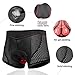 X-TIGER Men’s Cycling Underwear Shorts 5D Padded Gel,MTB Biking Shorts Pants with Breathable,Adsorbent Design,Black Red Lthumb 2