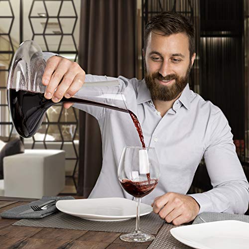 3 Beautiful+Crystal+Decanter+Blown+fluid