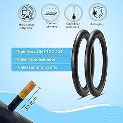 2-Pack Cruiser Bike Tires Set: MOHEGIA 26 x 2.125