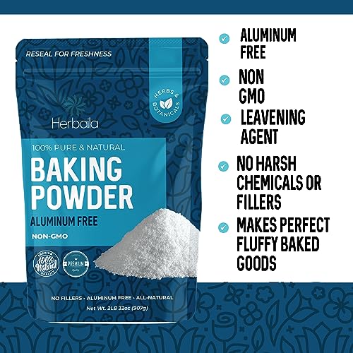 Baking Powder Aluminum Free 1lbs. Double Acting, Baking Powder For