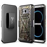 S8 Plus Case, Galaxy S8 Plus Case, NageBee [Heavy Duty] Armor Shock Proof Dual Layer [Swivel Belt Clip] Holster with [Kickstand] Combo Rugged Case for Samsung Galaxy S8 Plus - Camo
