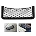 Yosoo Universal Car Seat Side Back Storage Net Bag Phone Holder Pocket Organizer Car Storage Resilient Net Phone Holder Pocket Organizer Bag, Black, 8.5 * 20cm