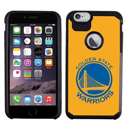 [T.A.G] Apple iPhone 6s Plus 5.5 LCD Premium Authentic Sports Licensed NBA Basketball Team [3D Skin] Pebble Slim Heavy Duty Hybrid Design Armor Anti-Fingerprint Hard Shell Case (Golden State Warriors)