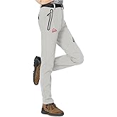 Rdruko Women's Snow Pants Waterproof Insulated Fleece Thermal Ski Hiking Snowboard Pants