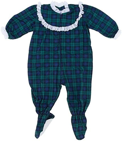 Blackwatch Classic Christmas Footed Pajama for Baby Girls 24Months