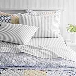 MARTHA STEWART Gilles Stripe King Sheet Set - 4