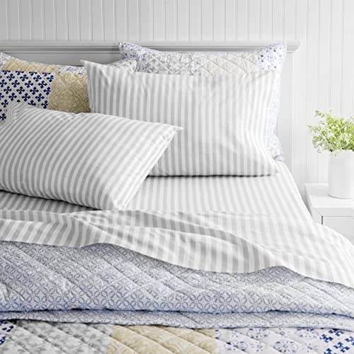 MARTHA STEWART Gilles Stripe King Sheet Set - 4