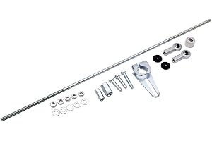 SHLPDFM 1 SET billet aluminum,Adjustable Column Shift Linkage Kit Fits for GM transmissions TH200, TH350, TH400, TH700R4, 4L60, 4L60E, 4L80E